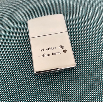 Zippo lighter med navn